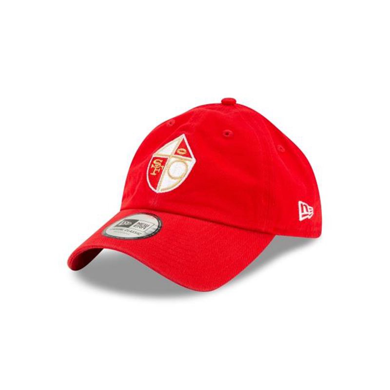 NFL San Francisco 49ers Casual Classic Adjustable (JQL7890) - Red New Era Caps